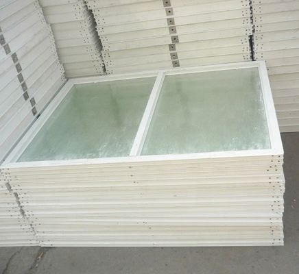 Ventana de fibra de vidrio industrial para entornos corrosivos Ancho máximo 1m Personalizable