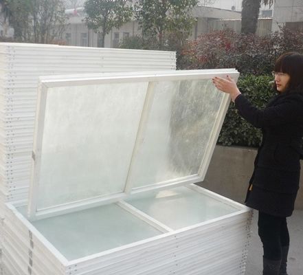 Clasificadores de ventanas de FRPG equipados con barra de soporte para resistencia a la corrosión química en la industria