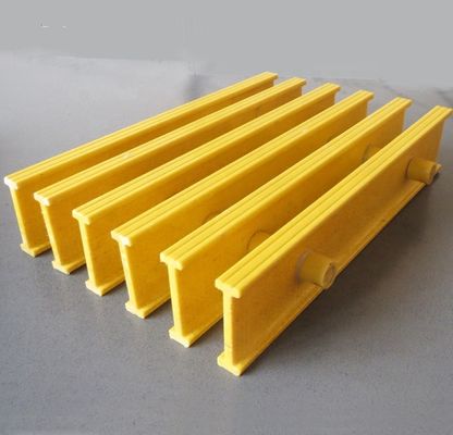 Técnica suelo de cubierta de fibra de vidrio GRP pultrudado para pasarela de buque resistente a la corrosión