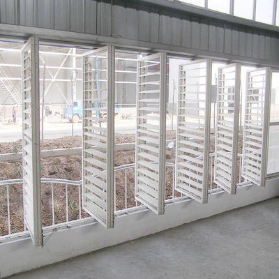 1m a 11.6m de longitud planta química ventana de ventilación fija de aire ciego con barra de apoyo