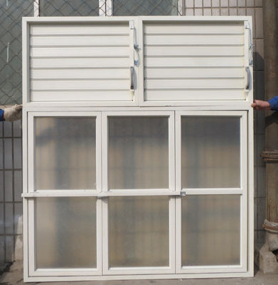 1m a 11.6m de longitud planta química ventana de ventilación fija de aire ciego con barra de apoyo