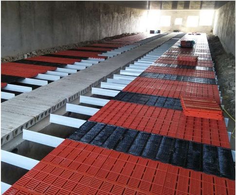 Técnica Pultrusión 120 mm viga de soporte de fibra de vidrio para el suelo de aves de corral cerdos ovejas