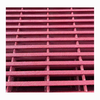 Sistema de acceso de rejilla de FRP de corte para pasarela antideslizante 25 mm 38 mm 50 mm Rejilla de GFRP de alta altura