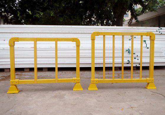 50 mm de fibra de vidrio FRP manguera de tubo cuadrado para la planta de tratamiento de aguas residuales cerca de seguridad GRP