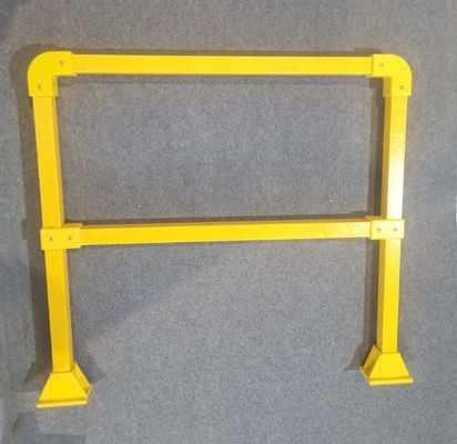 50 mm de fibra de vidrio FRP manguera de tubo cuadrado para la planta de tratamiento de aguas residuales cerca de seguridad GRP