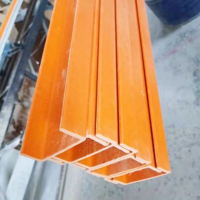 Escaleras aisladas GRP FRP Perfiles de canal C Resistente a la corrosión 1m a 11.6m de longitud