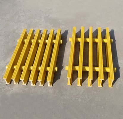 25mm 38mm 50mm 58mm FRP I Bar Grating para pasarela técnica pultrudada anti-corrosión
