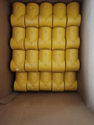 Conector T Cross Tee de fibra de vidrio con protección UV para tuberías de cercas de FRP de 36 mm y 50 mm