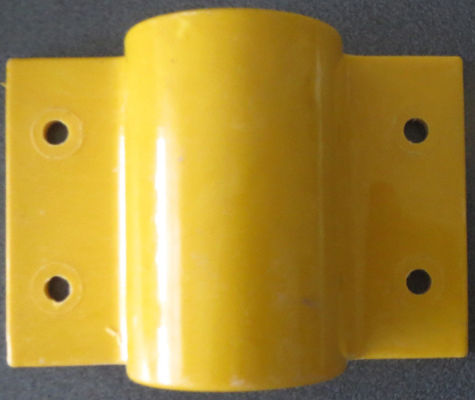 Conector T Cross Tee de fibra de vidrio con protección UV para tuberías de cercas de FRP de 36 mm y 50 mm