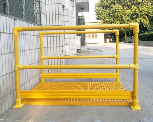 Sistema de barandillas compuestas de fibra de vidrio resistente a la corrosión con 40% 80% de área abierta