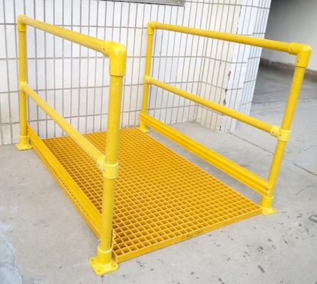 Sistema de barandillas compuestas de fibra de vidrio resistente a la corrosión con 40% 80% de área abierta