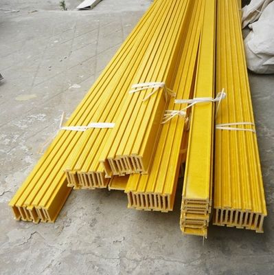 Fibra de vidrio I de FRP de longitud personalizable para soporte de estructura de construcción duradera