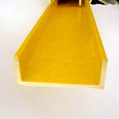 Perfiles de canal de pultrusión de FRP para plástico reforzado con fibra de vidrio fuerte y duradero