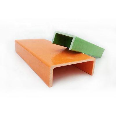 Aislamiento de seguridad de alta resistencia de fibra de vidrio FRP escalera de canal U con colores personalizados