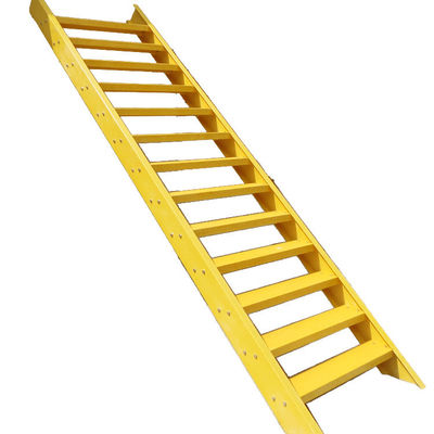 Aislamiento de seguridad de alta resistencia de fibra de vidrio FRP escalera de canal U con colores personalizados