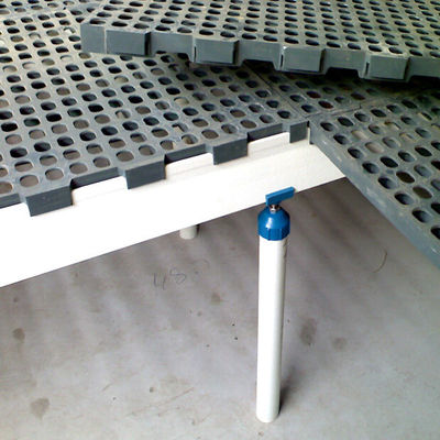 1200x500x50mm Casa de granja de aves de corral de pollo de plástico con suelo de barras de diseño industrial