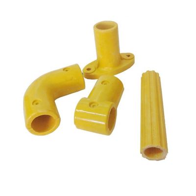 Barandillas de escaleras / mangueras Mangueras compuestas de fibra de vidrio con forma redonda de 36 mm de diámetro