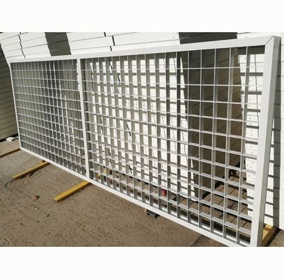 Panel de rejilla de suelo de fibra de vidrio de alta resistencia de 40% de área abierta para el servicio de procesamiento de corte