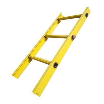 Escaleras de aislamiento FRP/GRP de longitud no resbaladiza personalizada para campos de energía y químicos