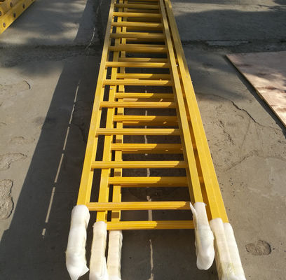 Escaleras de aislamiento FRP/GRP de longitud no resbaladiza personalizada para campos de energía y químicos