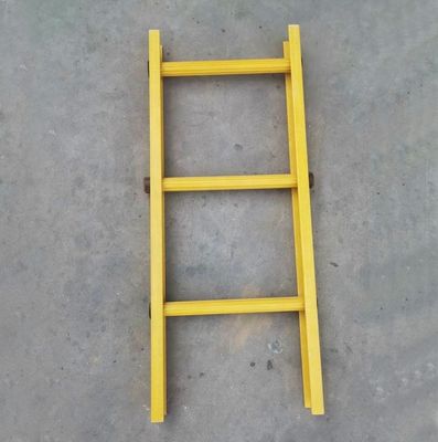 Tipo 1 Capacidad de peso de 250 libras Escalera recta de fibra de vidrio aislada de GRP FRP
