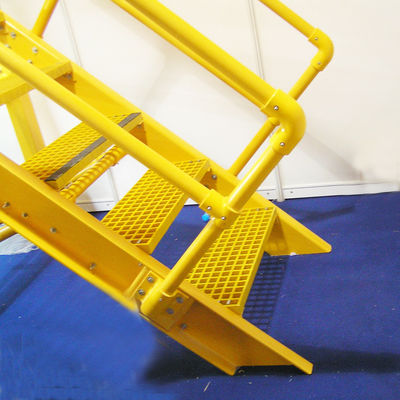 Escalera de GRP FRP para escaleras de escaleras de escaleras en estilo de diseño industrial