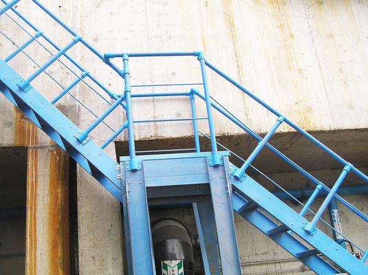 Escalera de GRP FRP para escaleras de escaleras de escaleras en estilo de diseño industrial