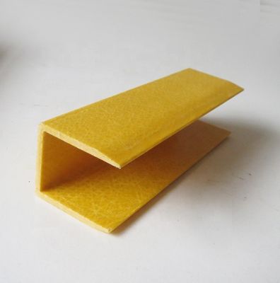 Servicio de corte personalizado de alta resistencia 30 mm FRP en forma de U para protección de borde de tablero