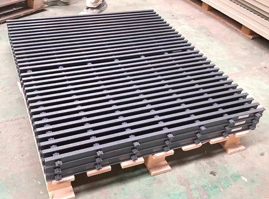 Rejilla de zanjas de FRP GFRP antideslizante con panel de fibra de vidrio pultrudado