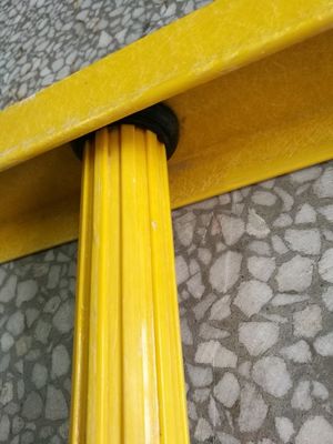 Venta directa de escaleras de FRP lisos, peldaños y rieles de longitud de 1 a 11,6 m