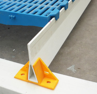 Profiles de vigas de apoyo de alta resistencia FRP de pultrusión de forma triangular de 40 mm a 150 mm de altura