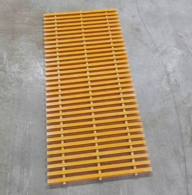 Grilla de plástico de fibra de vidrio de FRP GRP pultrudado para servicios de corte