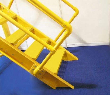 Escalera de fibra de vidrio aislada de FRP industrial para plantas químicas