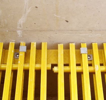 40% 80% de área abierta FRP Rejas de fibra de vidrio pultrudadas con una amplia gama de aplicaciones