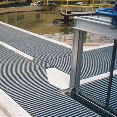Tabla de cubierta de puente de FRP con 40% 80% de superficie abierta y suelo exterior de paneles compuestos de fibra de vidrio