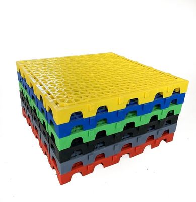 40x40x4.0cm PP Interlocking Mat de plástico para fácil lavado de automóviles y cubierta de suelo de garaje