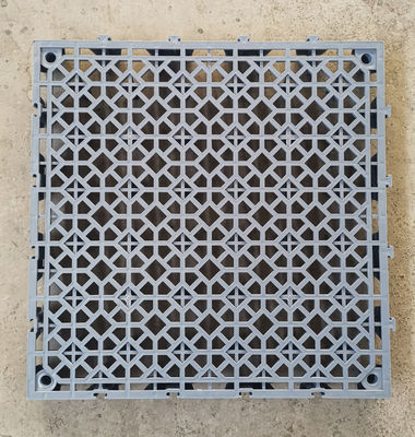 40x40x4.0cm PP Interlocking Mat de plástico para fácil lavado de automóviles y cubierta de suelo de garaje