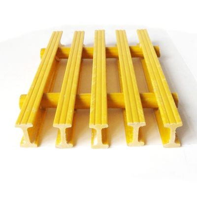Rejas de suelo de FRP pultrudadas de fibra de vidrio de 25 mm y 38 mm para pasarelas de cubierta