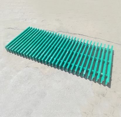 Rejas de suelo de FRP pultrudadas de fibra de vidrio de 25 mm y 38 mm para pasarelas de cubierta