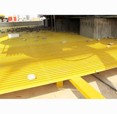 Técnica de rejilla de techo de alta resistencia de FRP pultrudado para la construcción