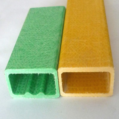 Profiles de tubos rectangulares de FRP de fibra de vidrio con disponibilidad de muestras