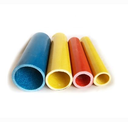 Fibra de vidrio lisa tubo redondo FRP tubo GFRP / perfiles de postes para necesidades de corte personalizadas
