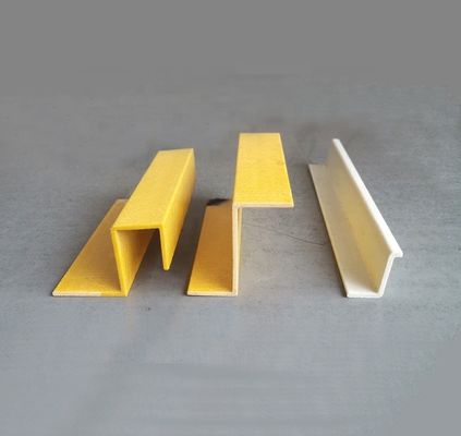 Servicio de corte de perfiles de correa Z pultrujados de FRP para soporte estructural en la construcción
