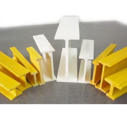 Estructura de la construcción Fibra de vidrio ligera Perfil H Alta resistencia FRP FRP H sección I