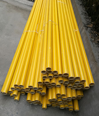 1m a 11.6m longitud GRP resistente a los químicos FRP tubo de pultrusión de fibra de vidrio de plástico