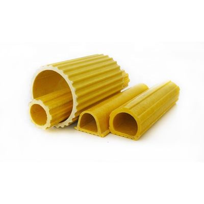 Técnica Pultruded FRP Gear Tube High Strength Glass Fiber Tube for Non-slip Rungs (Túbulos de fibra de vidrio de alta resistencia para rodillos no deslizantes)