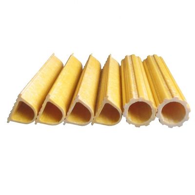 Técnica Pultruded FRP Gear Tube High Strength Glass Fiber Tube for Non-slip Rungs (Túbulos de fibra de vidrio de alta resistencia para rodillos no deslizantes)