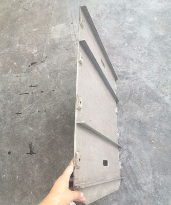 Fácil de instalar perfil de panel pultrudado de fibra de vidrio de alta resistencia con longitud personalizada
