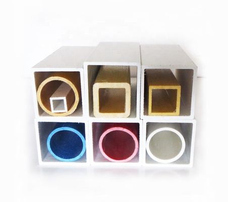 30 mm 38 mm 44 mm 50 mm GFRP pultrudo FRP tubo cuadrado estructuras resistentes y duraderas