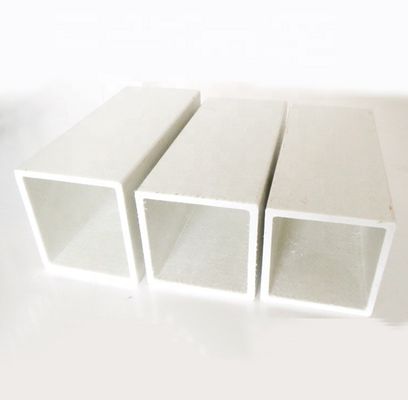 30 mm 38 mm 44 mm 50 mm GFRP pultrudo FRP tubo cuadrado estructuras resistentes y duraderas
